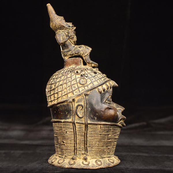 African Benin Ile-Ife Bronze 15 Right Side