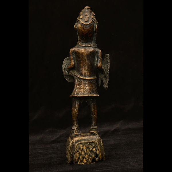 African Benin Bronze Statuette 31 