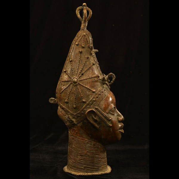 African Benin Ile-Ife Bronze 33 Right Side