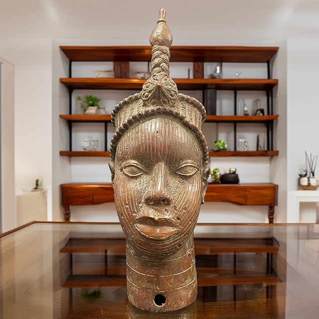 African Benin Ile-Ife bronze 63
