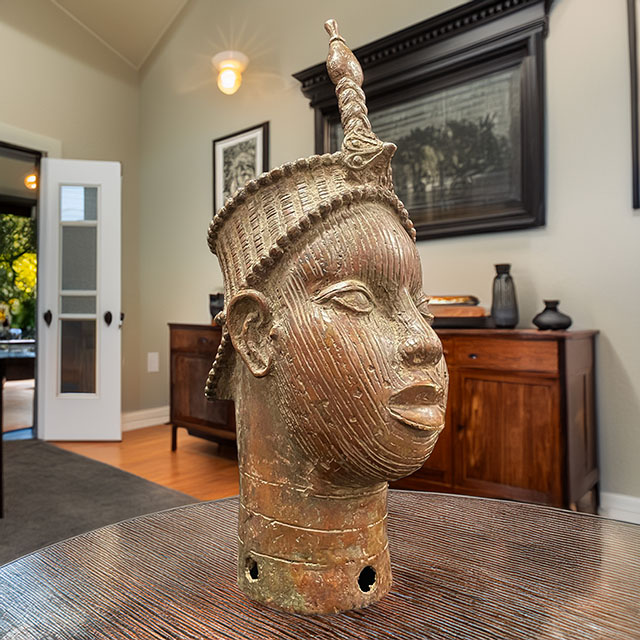 African Benin Ile-Ife bronze 63