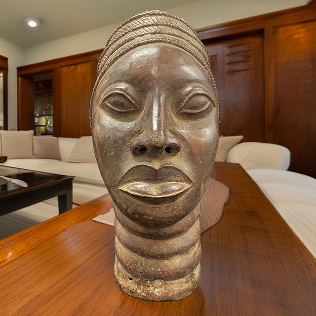 African Benin Ile-Ife bronze 64