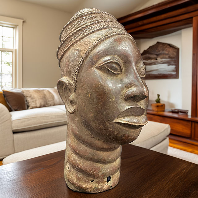 African Benin Ile-Ife bronze 64