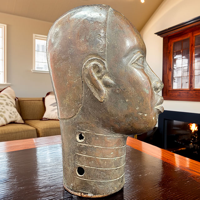 African Benin Ile-Ife bronze 71 Right Side