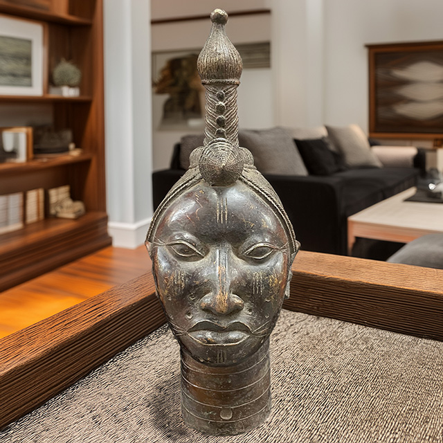 African Benin Ile-Ife bronze 72