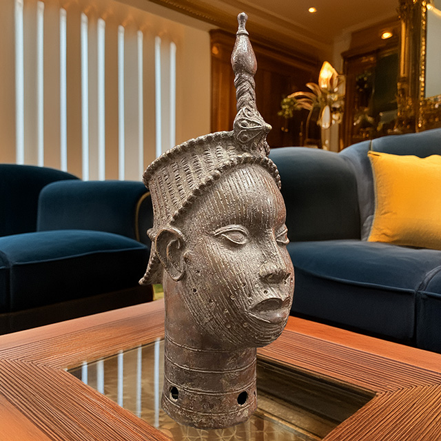 African Benin Ile-Ife bronze 83