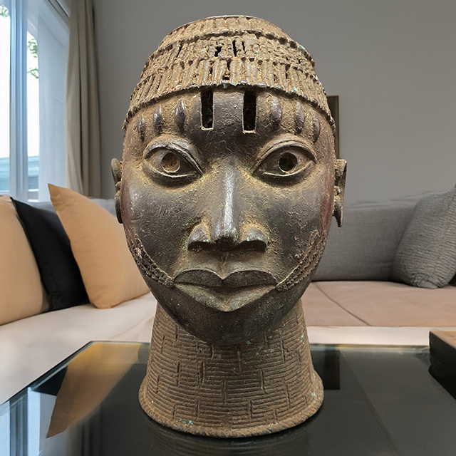 African Benin Ile-Ife bronze 90