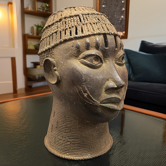 African Benin Ile-Ife bronze 90