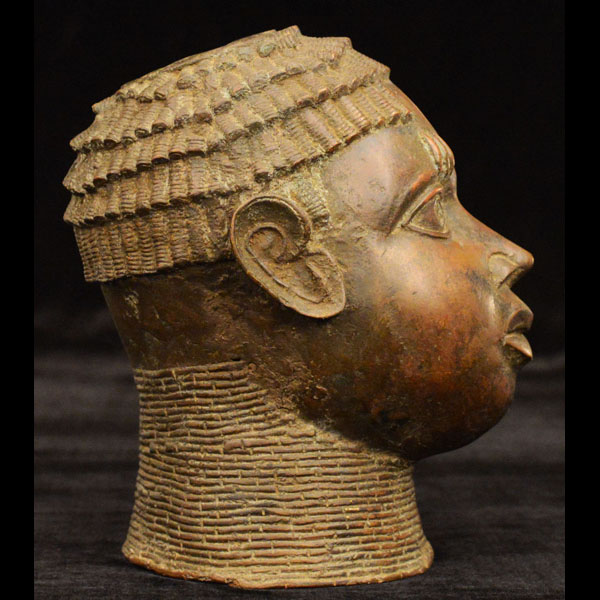African Benin Bronze 2 Right Side