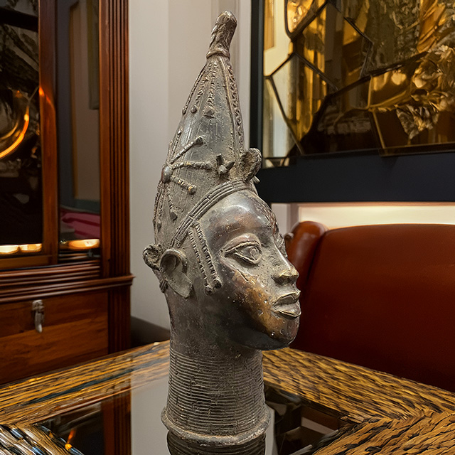 African Benin Ile-Ife bronze 75
