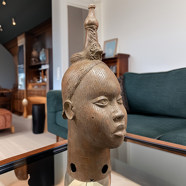 African Benin Ile-Ife bronze 84