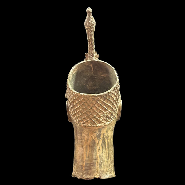 African Benin bronze Ile-Ife king 47