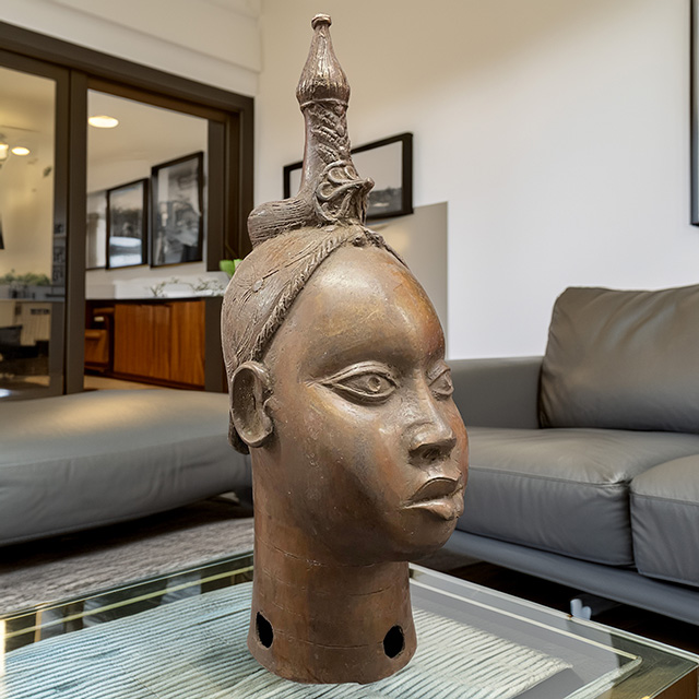 African Benin Ile-Ife bronze 73