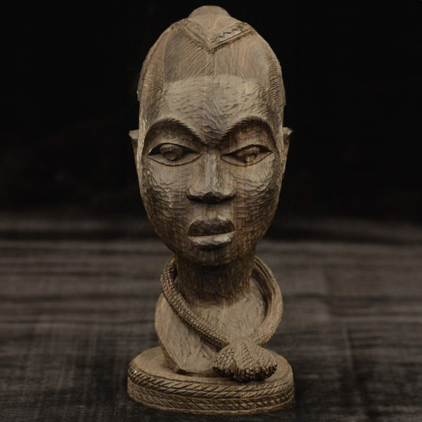 Benin Ebony Sculpture 19 front