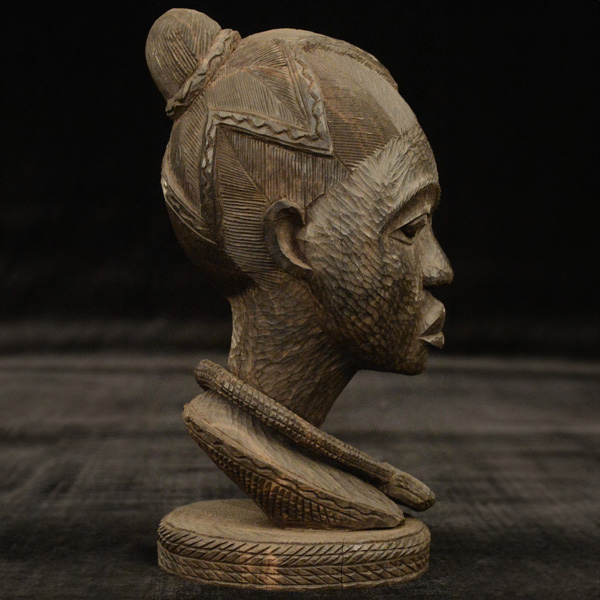 Benin Ebony Sculpture 19 Right Side