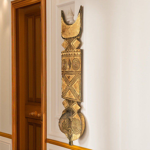 African Bobo Bwa Plank Mask Left Angle