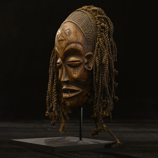 African Chokwe mask Left Angle