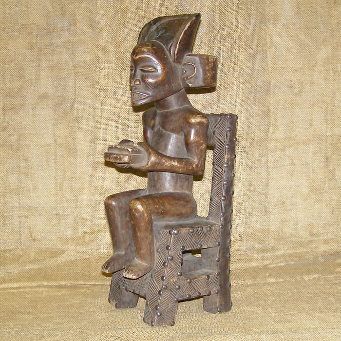 Chokwe Statue 2 Left Angle