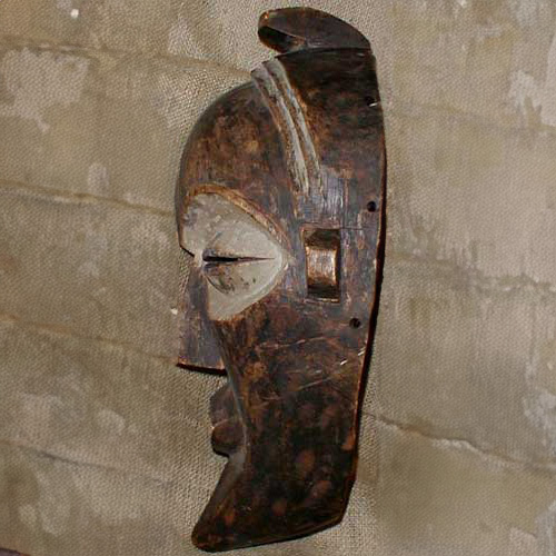 Chokwe Mask Zaire Left Angle