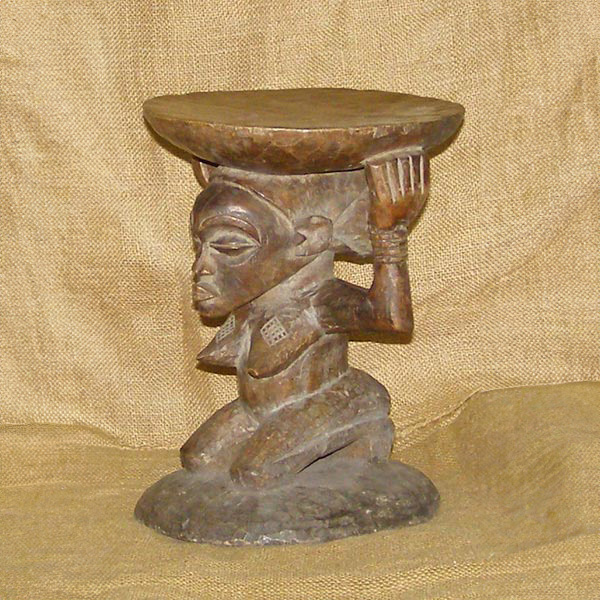 Chokwe Stool 2 Left Angle