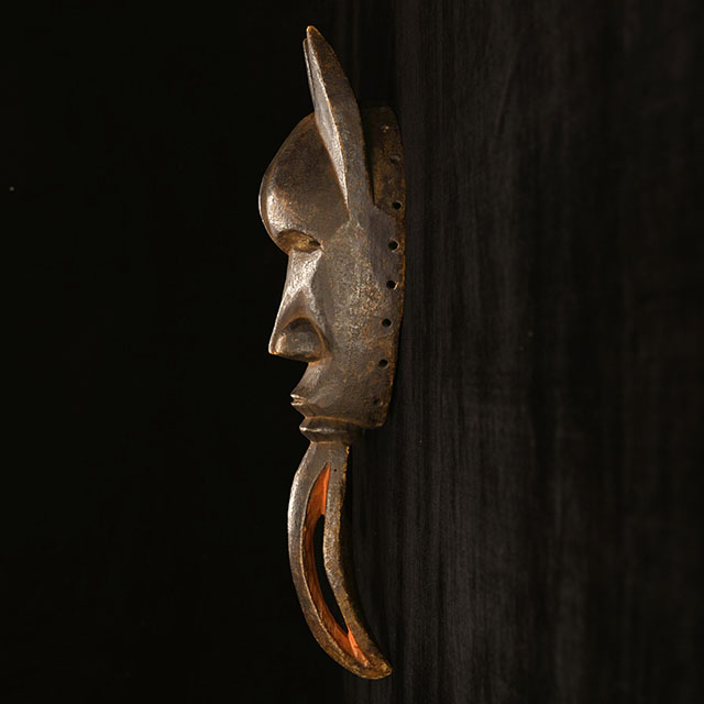 African Dan Mask 38 left side