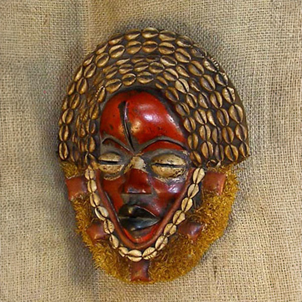 African Dan Mask 33 Left Angle