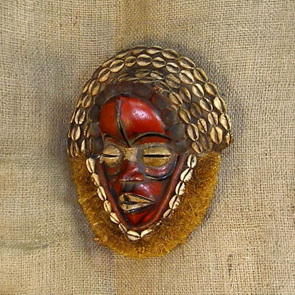African Dan Mask 34 Left Angle