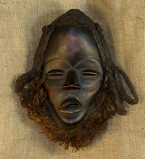 African Dan Mask 35 front