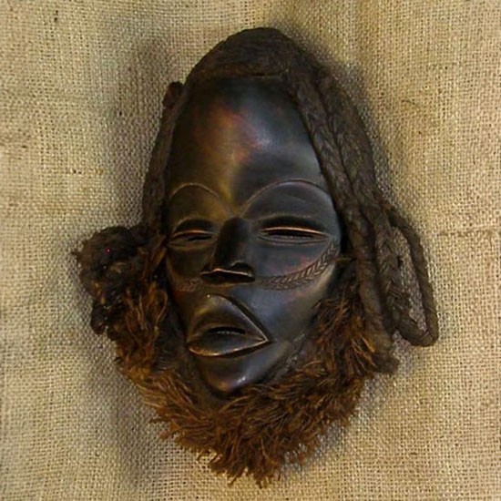 African Dan Mask 36 Left Angle