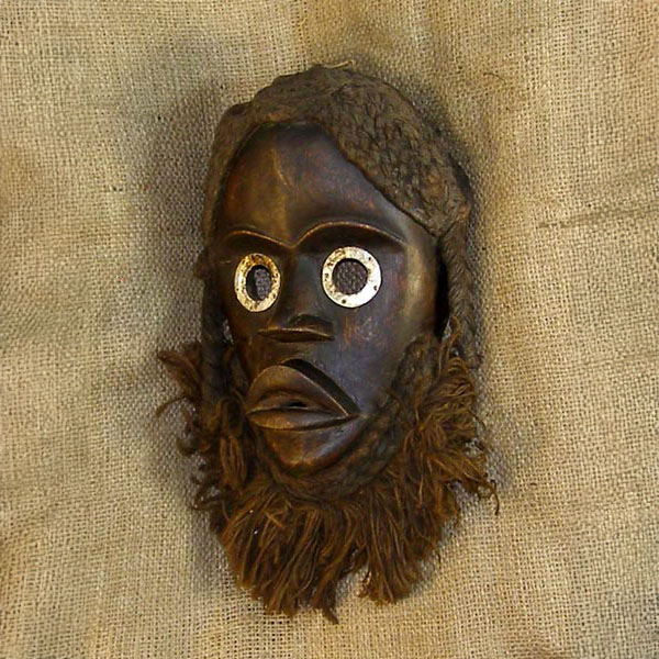 African Dan Mask 37 Left Angle