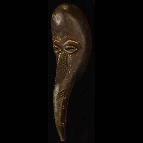 African Dan Mask 40 Left Angle