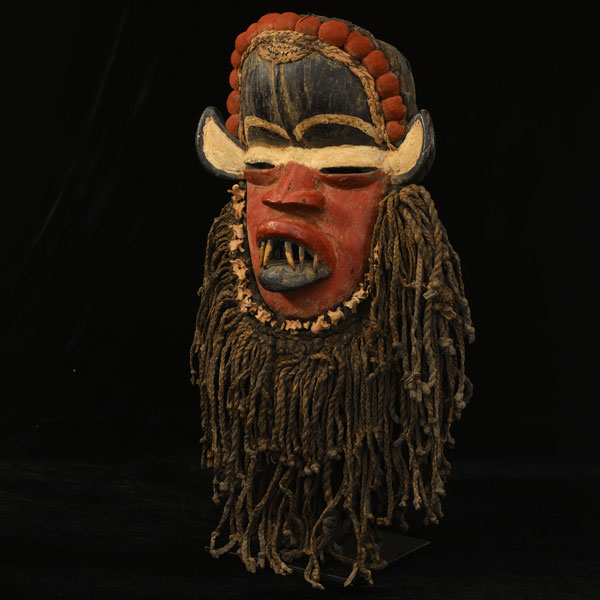 Dan Mask on display stand 74 Left Angle