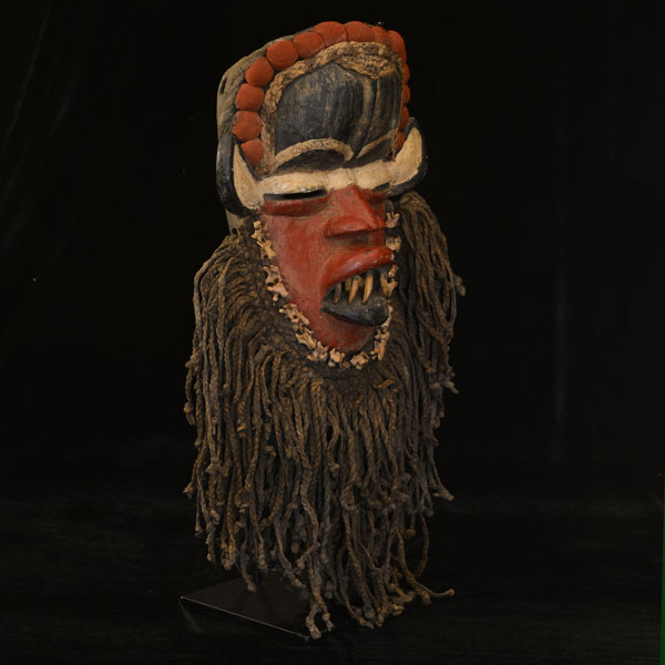 Dan Mask on display stand 74