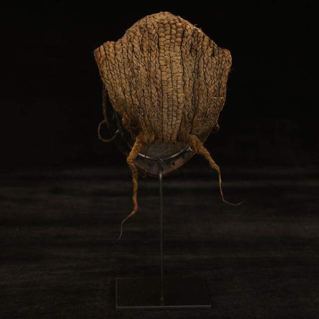 Dan Mask 69 on display stand