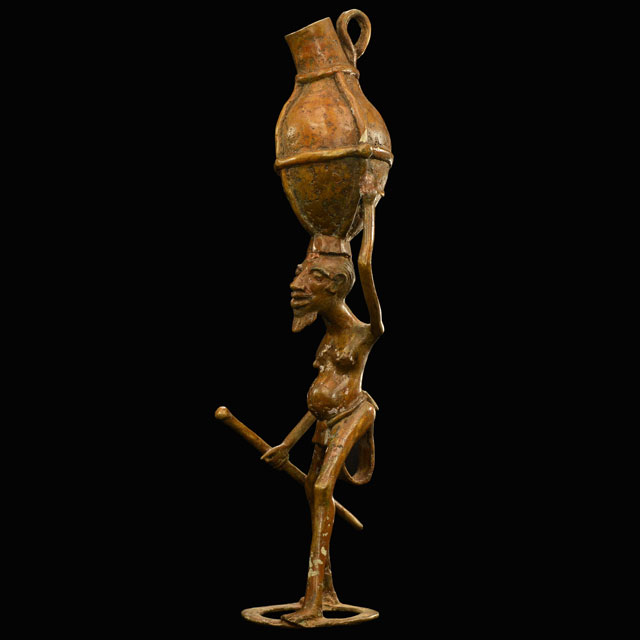 African Dogon Bronze 84 Left Angle
