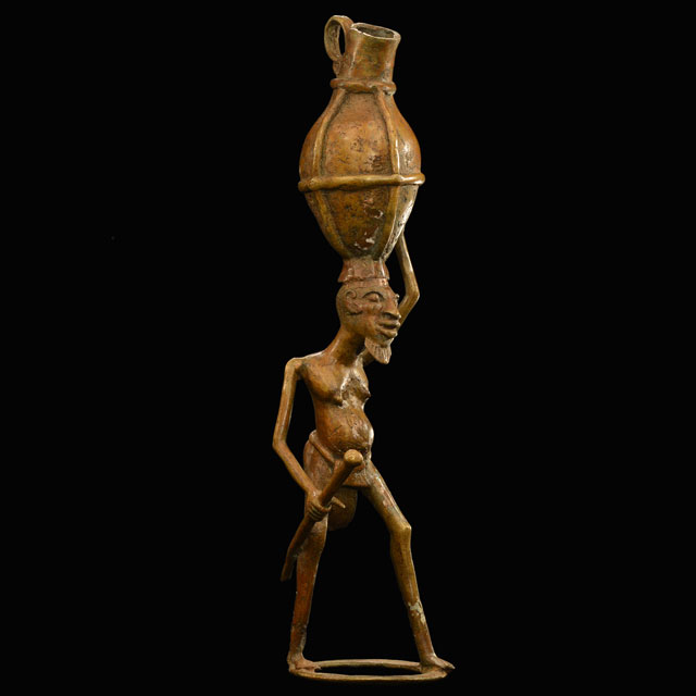 African Dogon Bronze 84 Right Angle