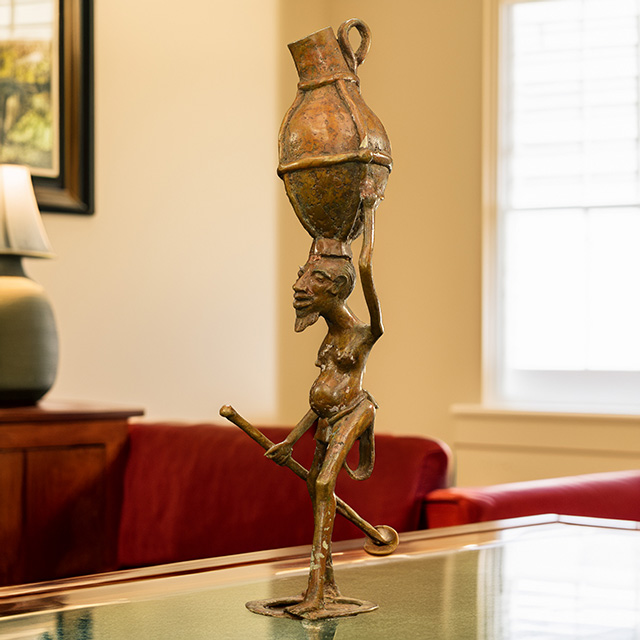 African Dogon Bronze 84 Left Angle