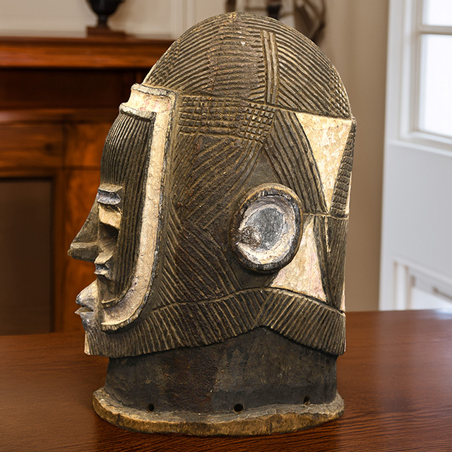 African Dogon Mask 80 left side
