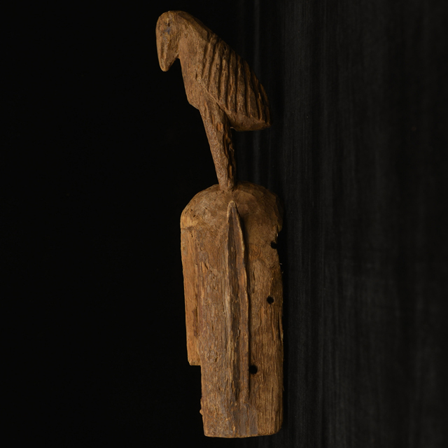 African Dogon Bird Mask 92 left side