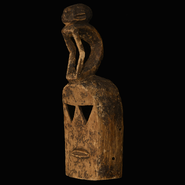 African Dogon monkey mask 98 Left Angle