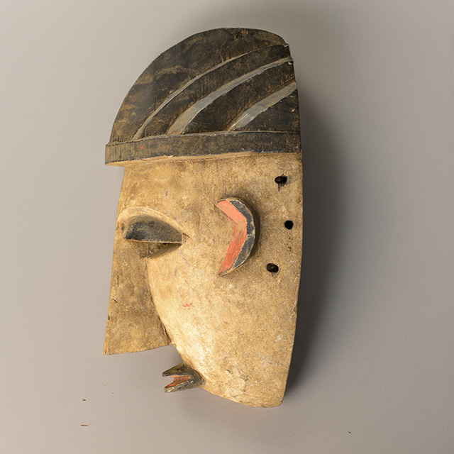 Dogon Mask 113 Left Side- Click to zoom. African Dogon Mask 113 left side