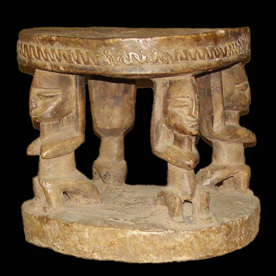 Dogon Stool 2 Left Angle