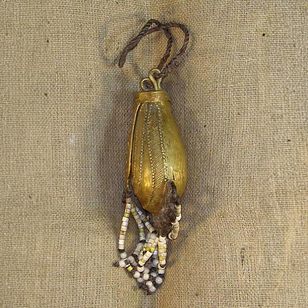 African Ethiopian bronze left side