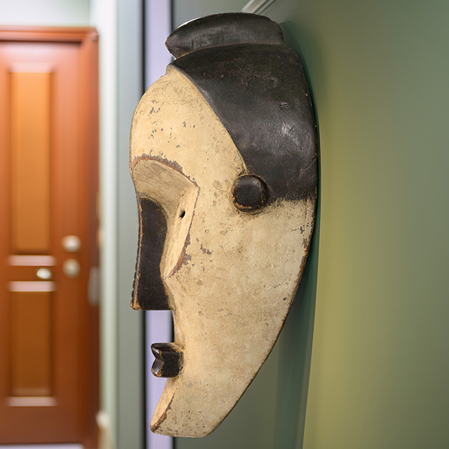 African mask Fang Mask left side