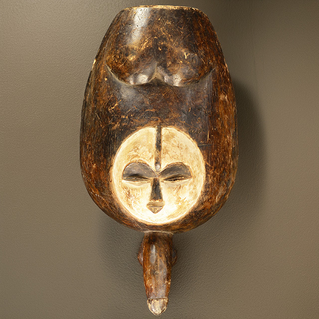 African Fang male belly mask