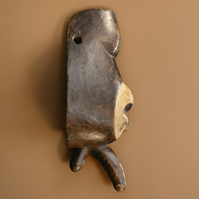 African Fang fertility body mask 46 Right Side - Click for more pictures of this African Mask. African Fang fertility body mask 46 Right Side