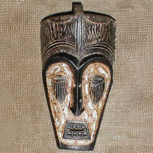 Fang Mask Small White front
