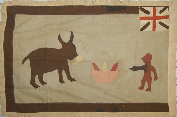 Fante Asafo Flag 23 Left Angle