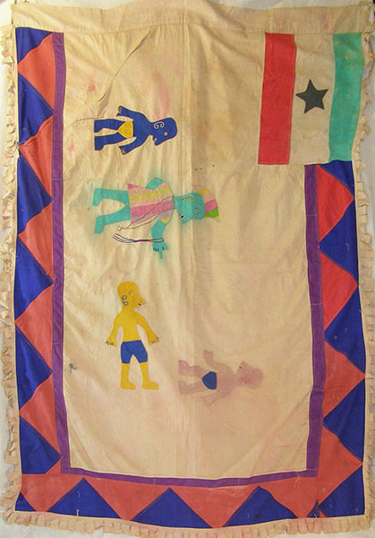Fante Asafo Flag 11 Left Angle