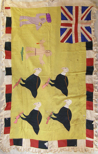 Fante Asafo Flag 17 Left Angle